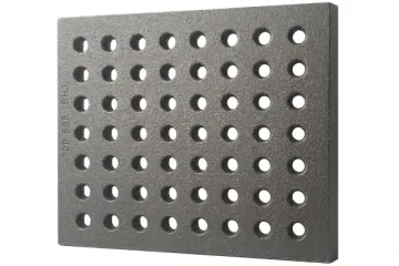 Ruszt żeliwny do kominka 23,5x29,5 cm (grub. 11 mm)